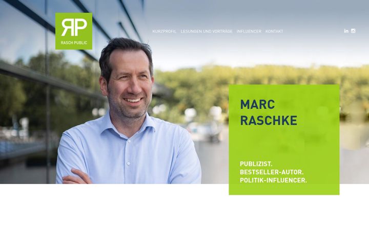 Screenshot of marcraschke.de
