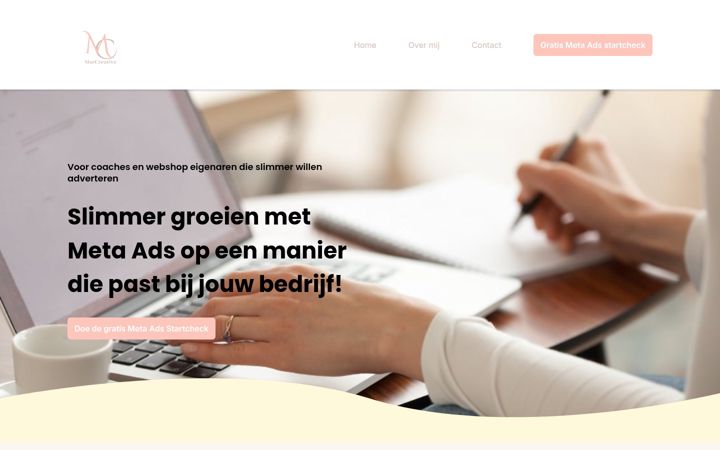 Screenshot of marcreative.nl