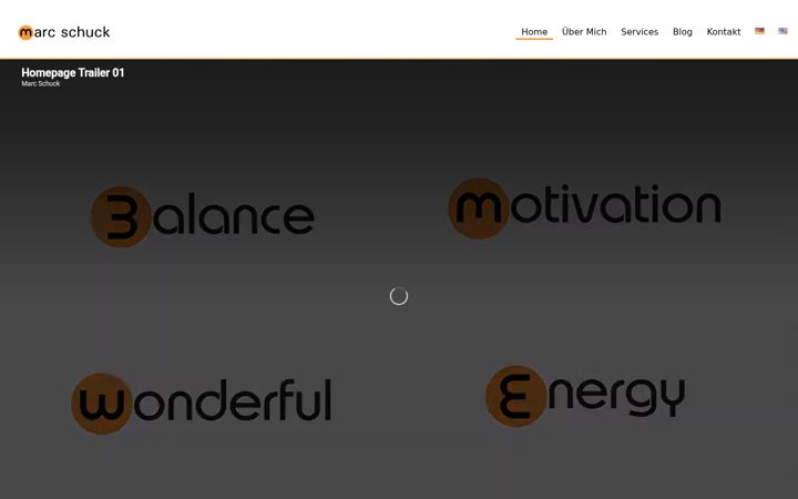 Screenshot of marcschuck.com