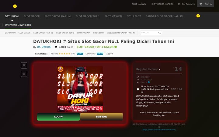 Screenshot of marcthesharkmmashow.com