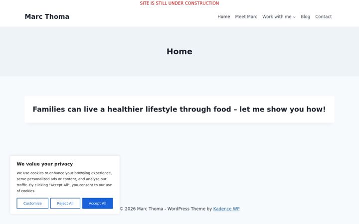 Screenshot of marcthoma.com