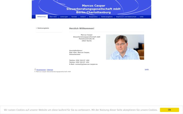 Screenshot of marcus-caspar.eu