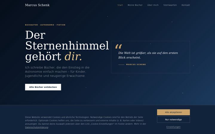 Screenshot of marcus-schenk.de