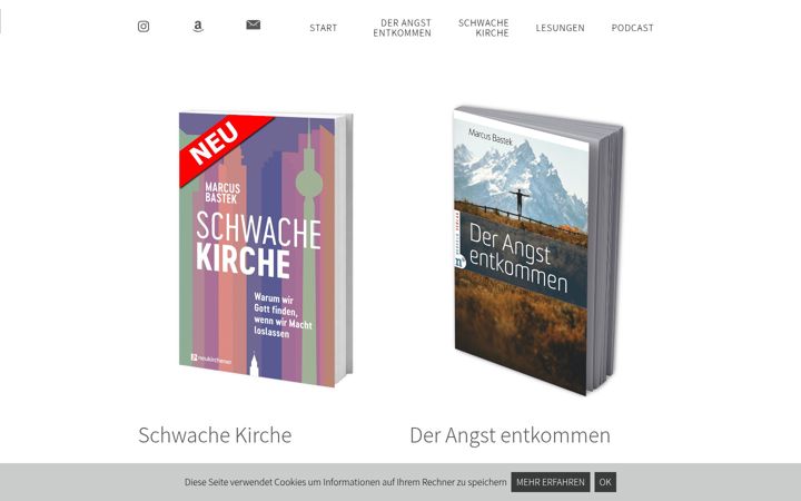 Screenshot of marcusbastek.de