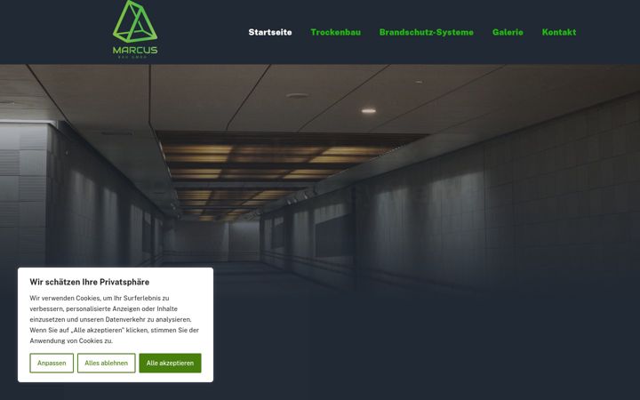 Screenshot of marcusbau.de