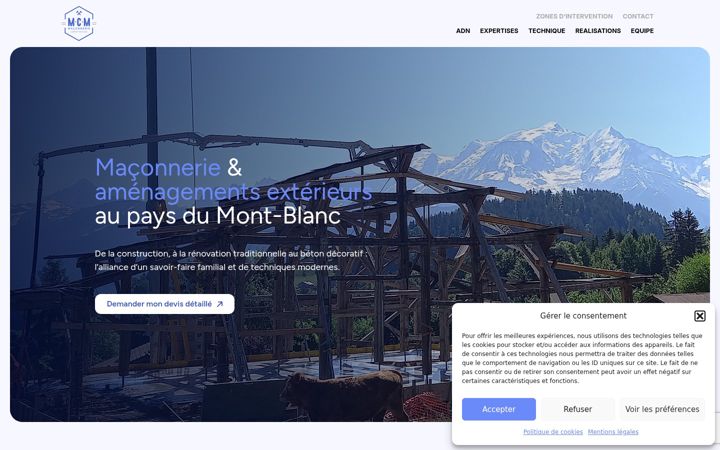 Screenshot of marcuzzi-maconnerie.com