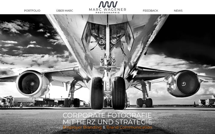 Screenshot of marcwagener.de