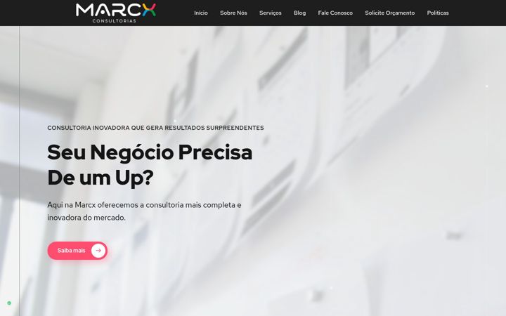 Screenshot of marcxconsultorias.com.br