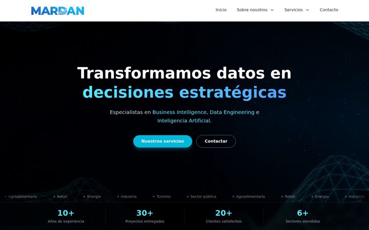 Screenshot of mardan.es