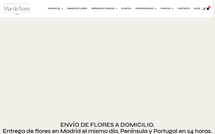 Screenshot of mardeflores.com