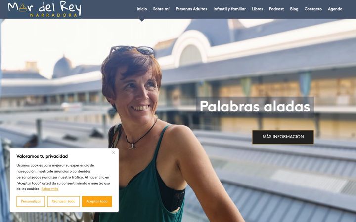 Screenshot of mardelrey.com