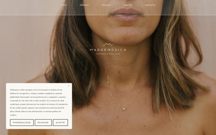 Screenshot of mardemusica.es