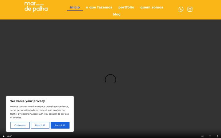 Screenshot of mardepalha.com.br
