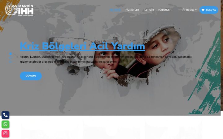 Screenshot of mardinihh.org.tr