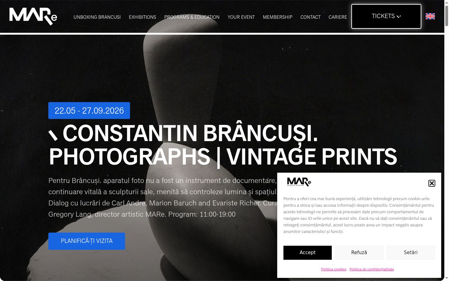 Screenshot tal-banner tal-kunsens muri qabel kwalunkwe interazzjoni