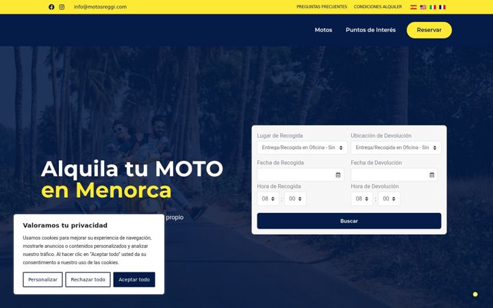 Screenshot of mareabeachmobility.com