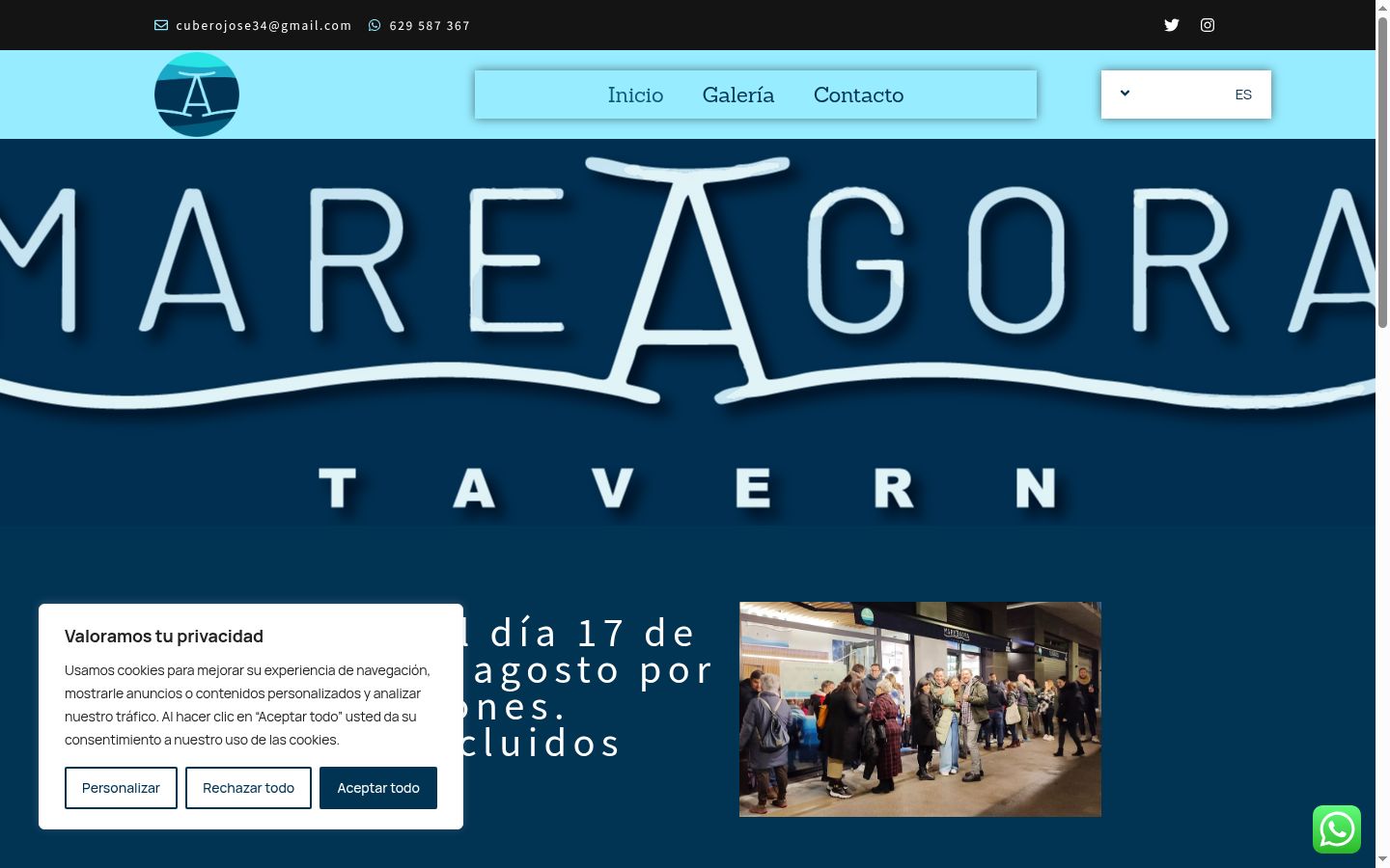 Screenshot van de toestemmingsbanner zoals getoond vóór enige interactie