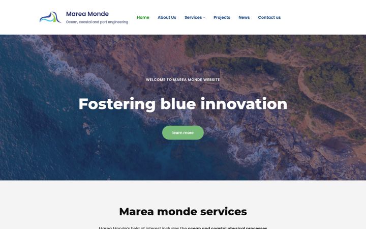Screenshot of mareamonde.be
