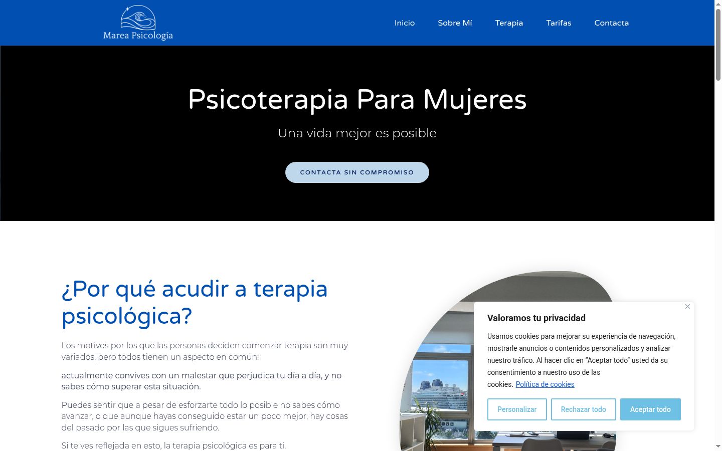 Screenshot tal-banner tal-kunsens muri qabel kwalunkwe interazzjoni