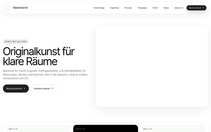 Screenshot of marechal-art.de