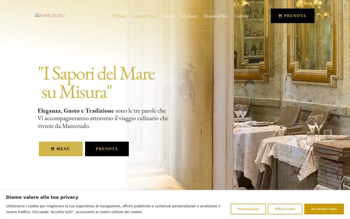 Screenshot of marecrudo.com