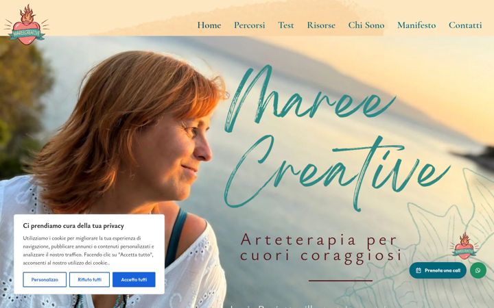 Screenshot of mareecreative.it