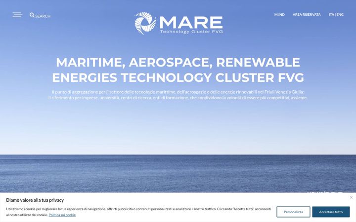Screenshot of marefvg.it
