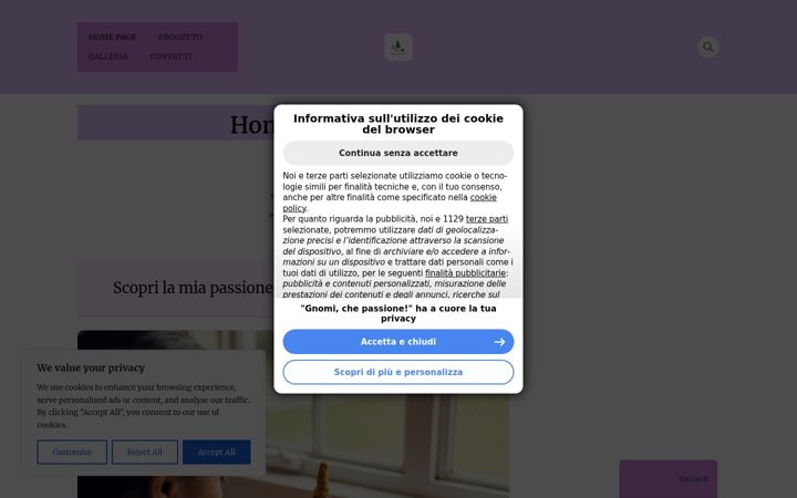 Screenshot of maregachiara.altervista.org