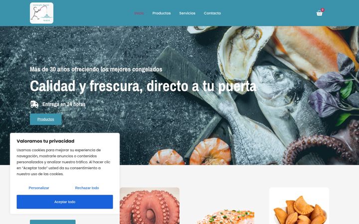 Screenshot of maregalevilla.es