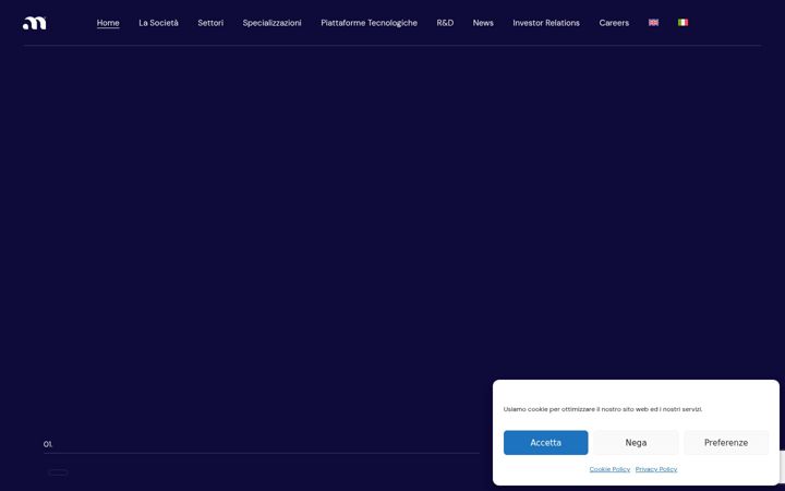 Screenshot of maregroup.it