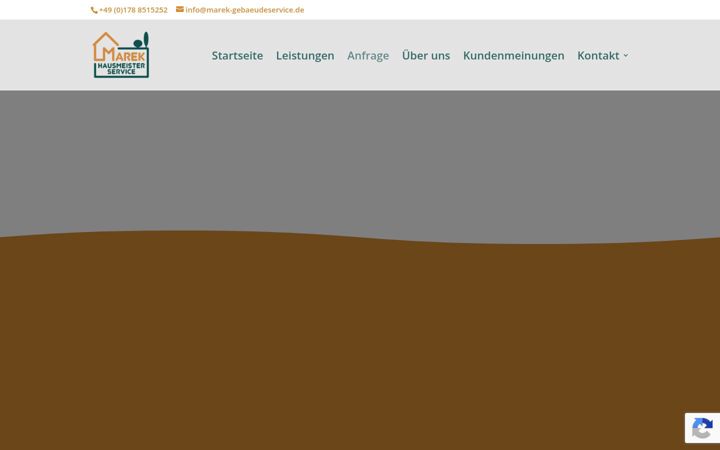 Screenshot of marek-gebaeudeservice.de