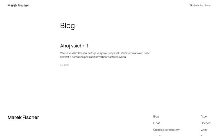 Screenshot of marekfischer.com
