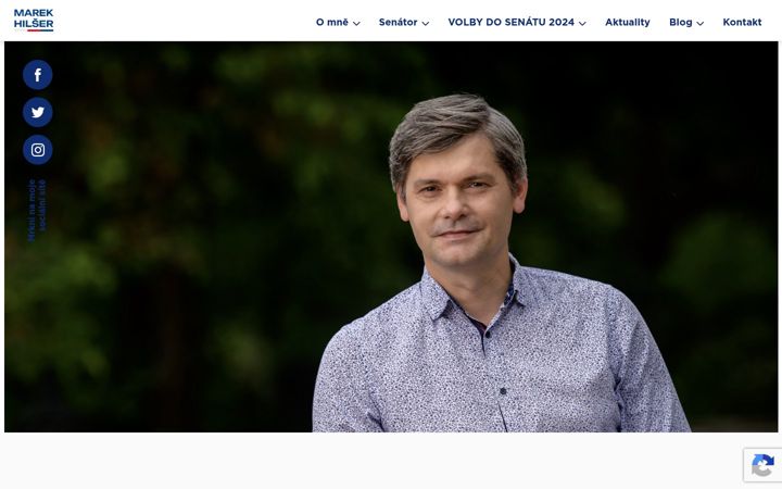 Screenshot of marekhilser.cz