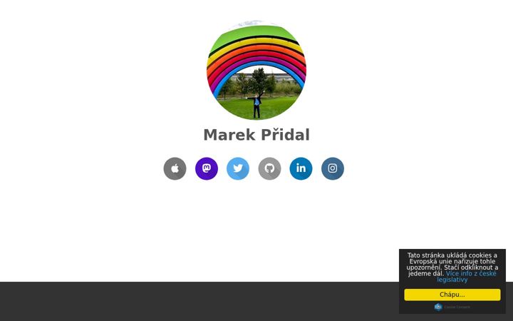 Screenshot of marekpridal.eu