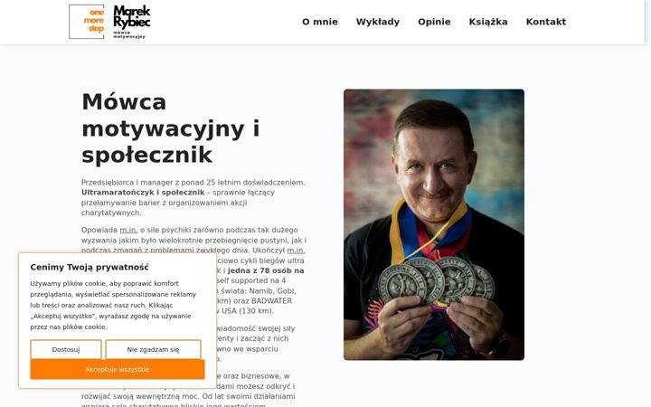 Screenshot of marekrybiec.pl