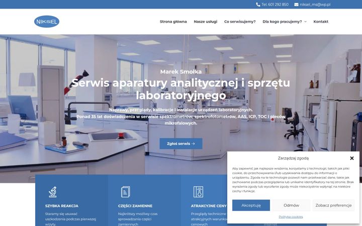 Screenshot of mareksmolka.pl