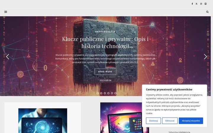 Screenshot of mareksuchodolski.pl