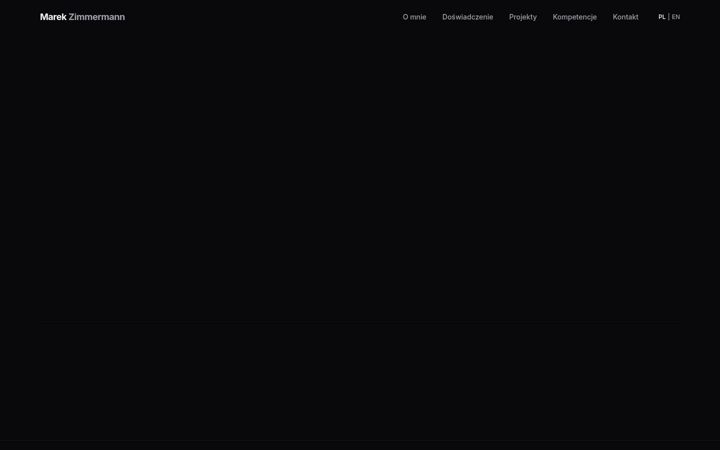 Screenshot of marekzimmermann.pl
