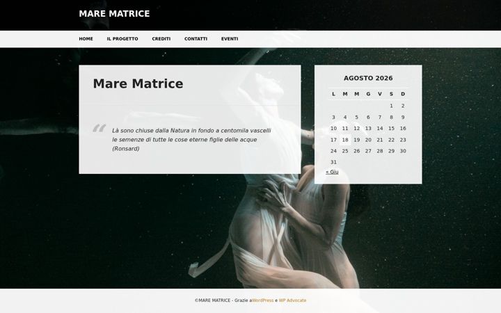 Screenshot of marematrice.it