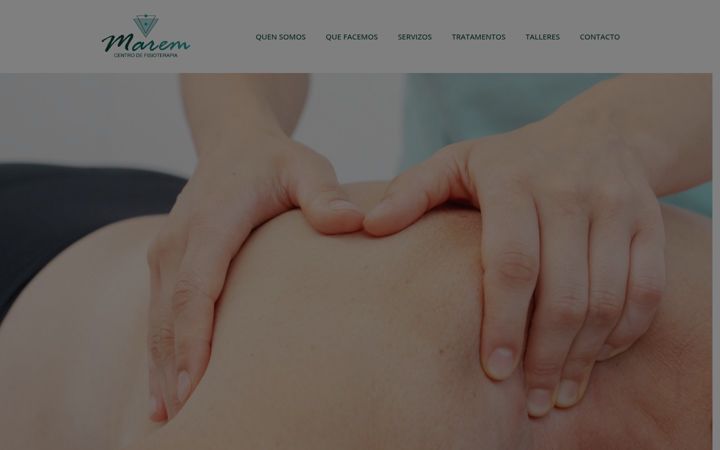 Screenshot of maremfisioterapia.com