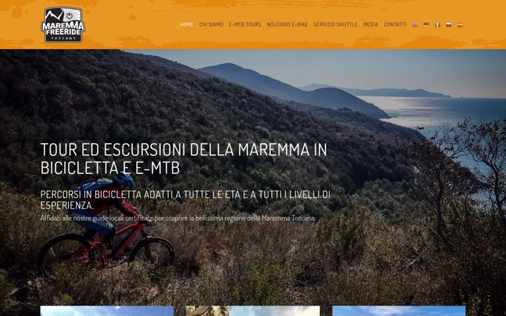 Screenshot von maremmafreeride.com