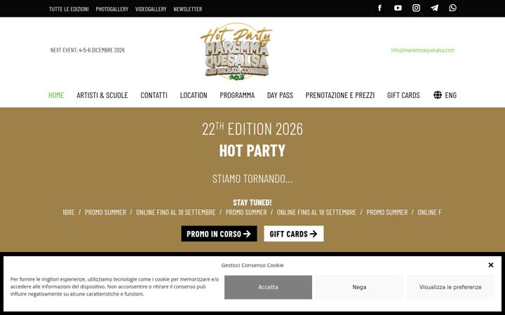 Screenshot of maremmaquesalsa.com