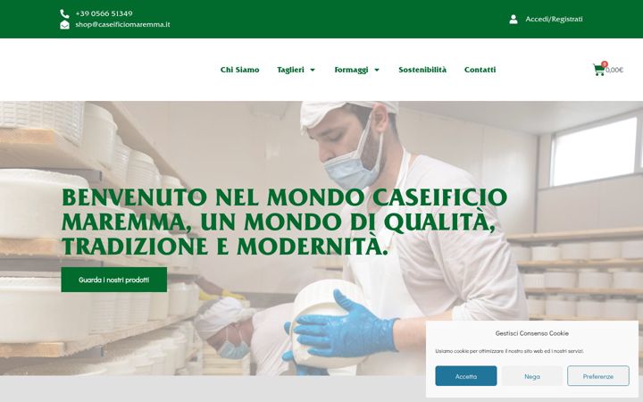 Screenshot of maremmastore.it