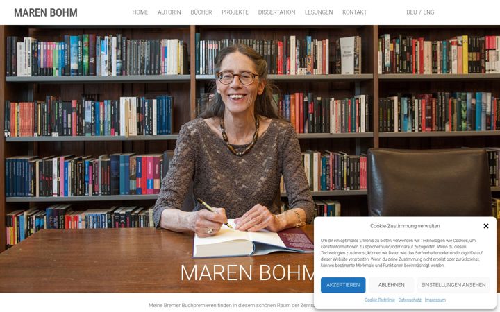 Screenshot of maren-bohm.com