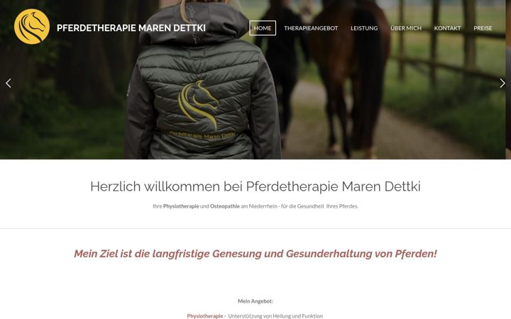 Screenshot of marendettki.de