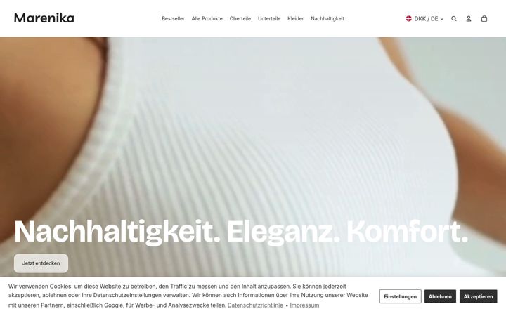 Screenshot of marenika.shop
