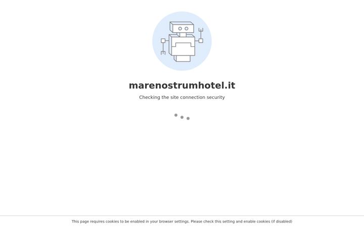 Screenshot of marenostrumhotel.it