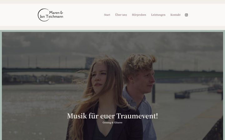 Screenshot of marenundjan.de