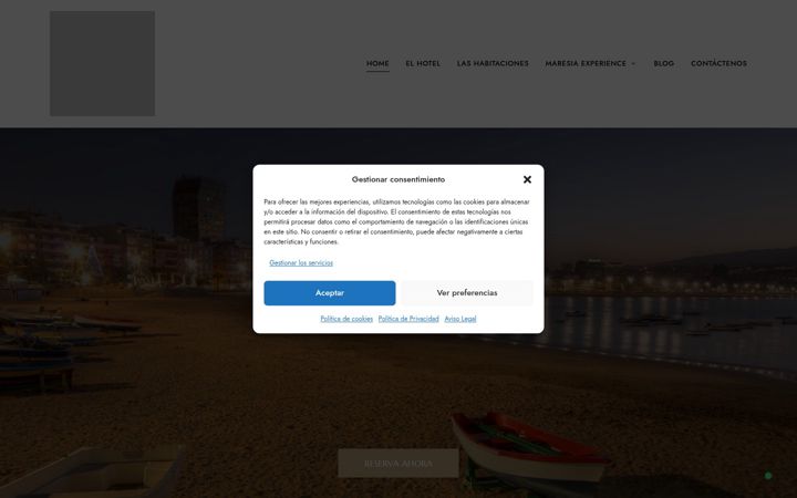 Screenshot of maresiacanteras.com