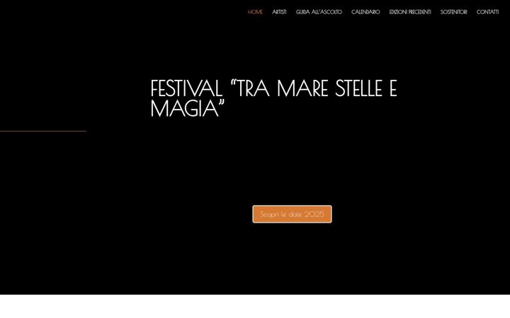 Screenshot of marestellemagia.it